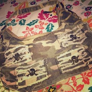 Camo Skull Purse